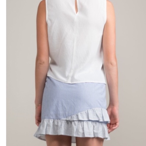 Greylin Zoey Mixed Striped Ruffle Skirt Size XS - Picture 4 of 7